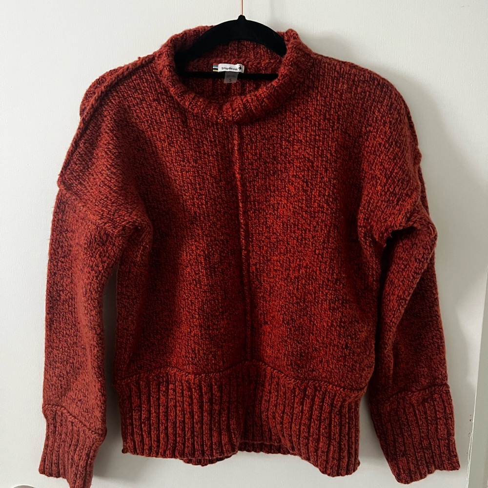 SMARTWOOL Women's Meadow Chunky Sweater Merino Wool Blend Size Small - Picture 2 of 8